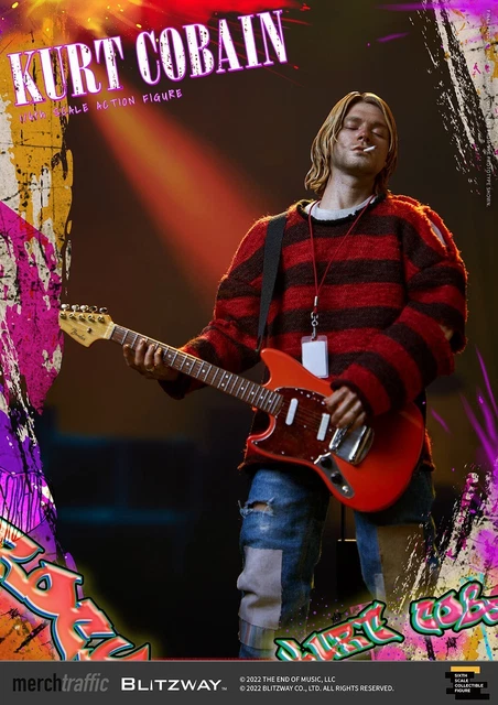 Preorder BLITZWAY BW-UMS 11701 1/6 Kurt Cobain 12" Collectible Action Figure Toy