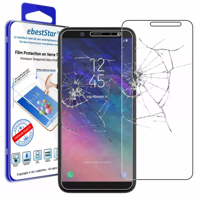 Verre trempé pour Samsung A6 Galaxy 2018 SM-A600F Film Protection Ecran Vitre