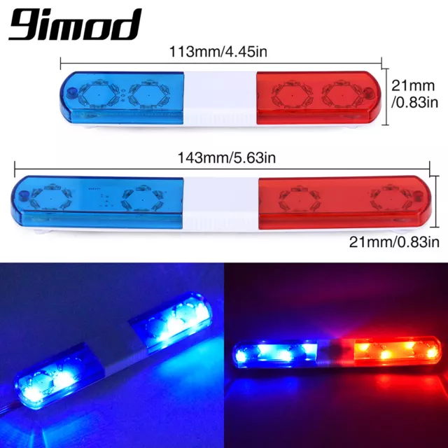 Multi blinkendes LED Polizei Alarm Licht für 1/10 1/8 HSP Kyosho Traxxas RC Car