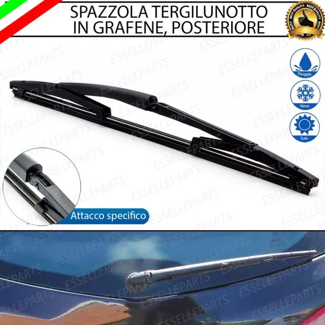 Kit Spazzola Tergicristallo Alfa Romeo 147 Posteriore Tergi Lunotto Grafene