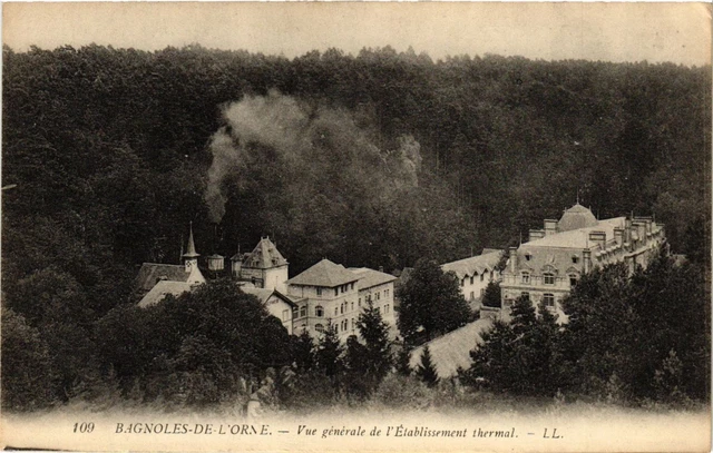 CPA BAGNOLES-de-l'ORNE - Vue générale de l'Etablissement thermal (355400)