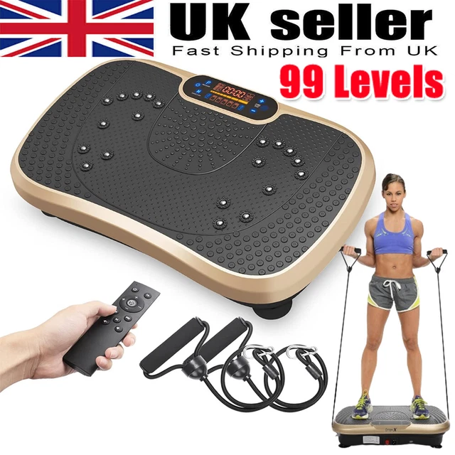 Slim Vibration Plate Exercise Machine Whole Body Workout Fitness Vibration Plate