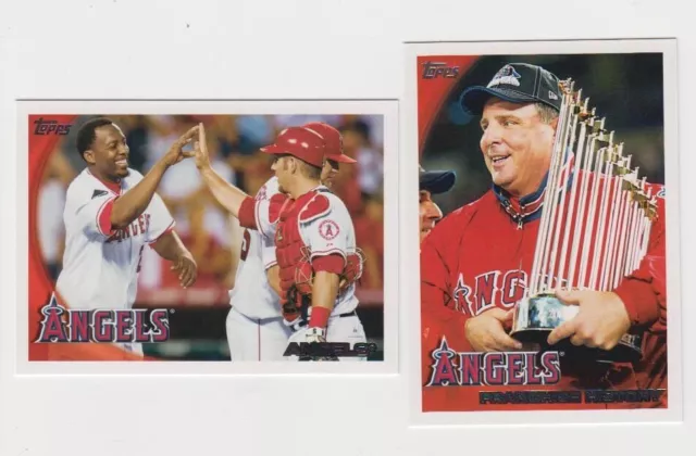 2010 Topps Baseball MLB cards - Pick your Team Set with Updates