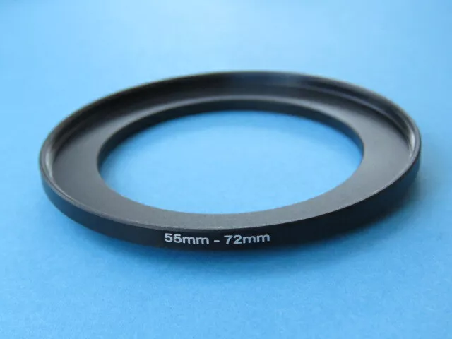 55mm to 72mm Step Up Step-Up Ring Camera Filter Adapter Ring 55mm-72mm