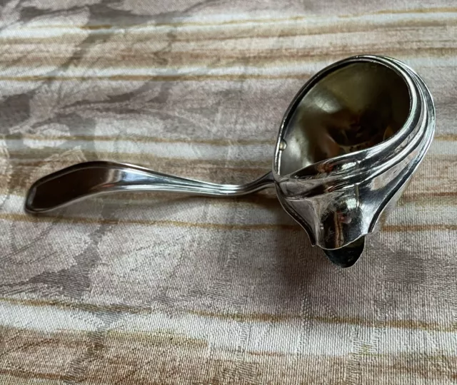 Antique Silver-plated Tea Strainer Spoon Paye & Baker