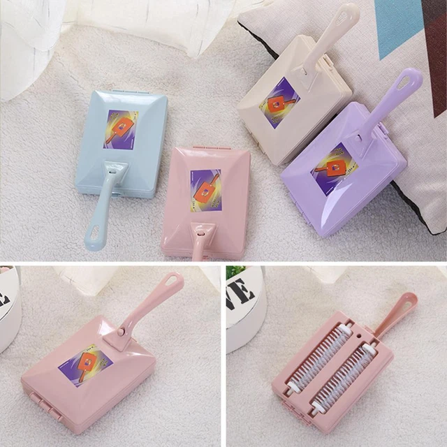Mini Carpet Rug Footcloth Crumb Brush Collestor Table Sweeper-Cleaner A7T2 R9F1