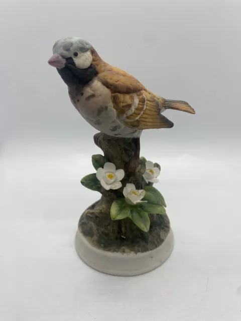 Angelina Original Bird House Sparrow Figurine