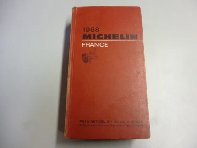 Guide "MICHELIN" rouge FRANCE, 1968 BE +   Envoi Gratuit