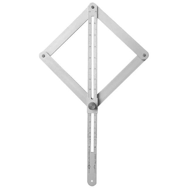 Protractor Angle Finder Finger Goniometer Diagonal Ruler Multifunction