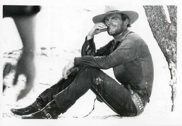 Terence Hill "La Colline Des Bottes" Giuseppe Colizzi Photo De Presse Cinema Cm