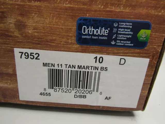 LAREDO MEN'S US 10D Tan Martin Leather Cowboy Boots- 7952 $24.99 - PicClick