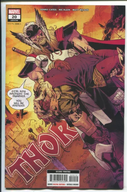 THOR #20 - NIC KLEIN 2nd PRINTING VARIANT COVER - MARVEL COMICS/2022