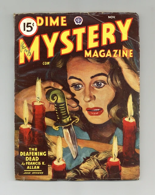 Dime Mystery Magazine Pulp Nov 1947 Vol. 35 #4 GD/VG 3.0