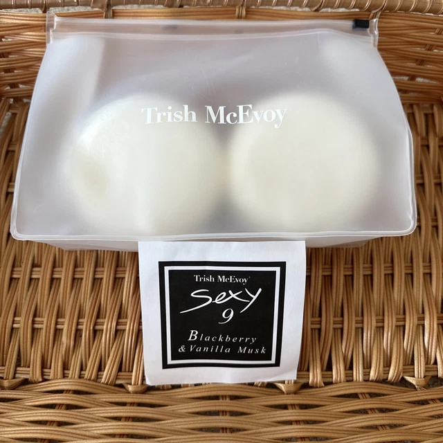 Trish Mcevoy Sexy 9 Body Sponge Blackberry Vanilla Musk Set of 2