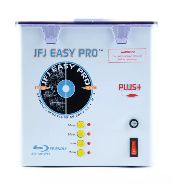 MACHINE DE RÉPARATION DE DISQUE JFJ EASY PRO pour CD AUDIO DVD XBOX 360 PS3 Wii DISQUES PRISE UK 3