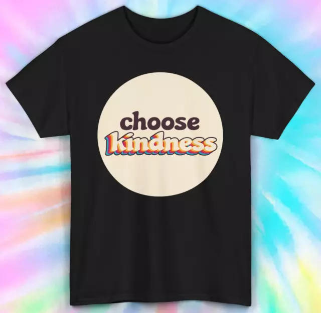 Choose Kindness | Positive Message T-Shirt | Retro Style | S-5XL
