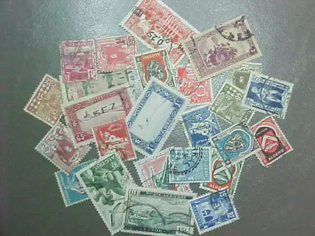 25 Different Algeria Stamp Collection - Lot