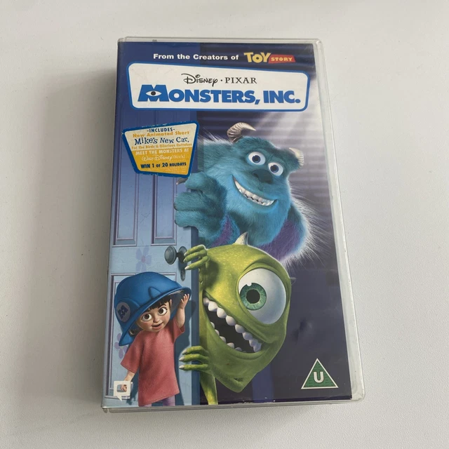 MONSTERS, INC. - VHS Video (Disney Pixar) £6.91 - PicClick UK