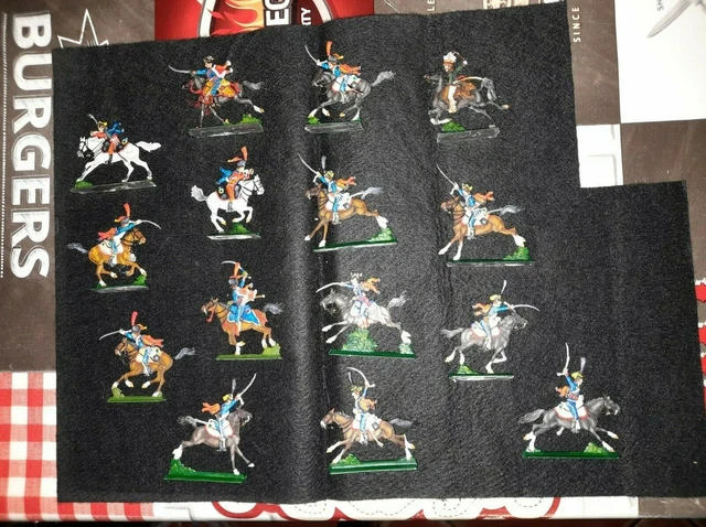Figurines étain SEGOM - 13 Pièces, Chasse à Courre - Échelle 30mm