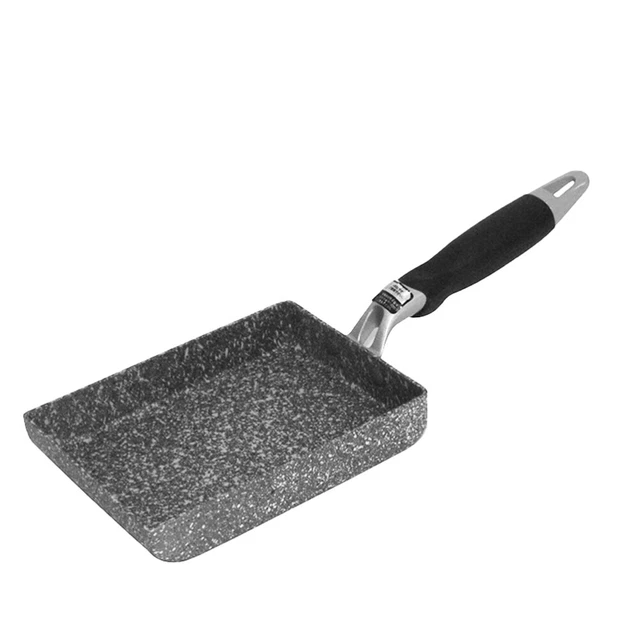 Cocina de inducción antiadherente rectangular para freír tortilla universal