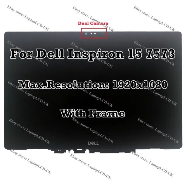 15.6" Dell Inspiron 15 7573 LCD LED FHD Display Touch Screen Digitizer Assembly