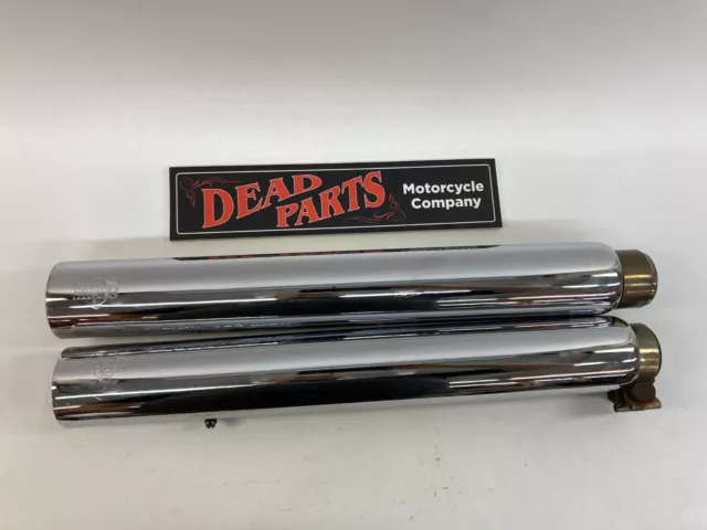 Harley Vance & Hines V&H short shot slip-on exhaust mufflers D708RC
