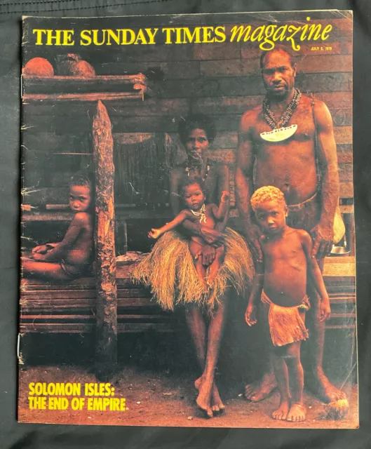 Sunday Time Magazine - Solomon Isles - End of Empire -  2nd July 1978