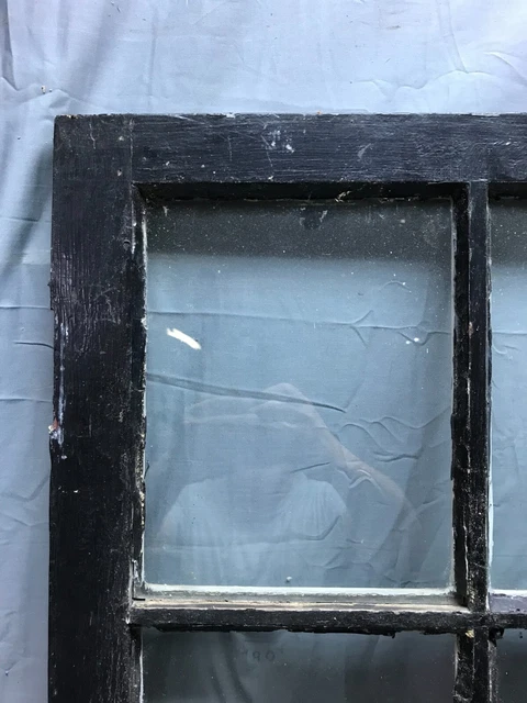 Pair Shabby Antique Chic 8 Lite Casement Windows Doors White VTG 21x48 1044-22B 11