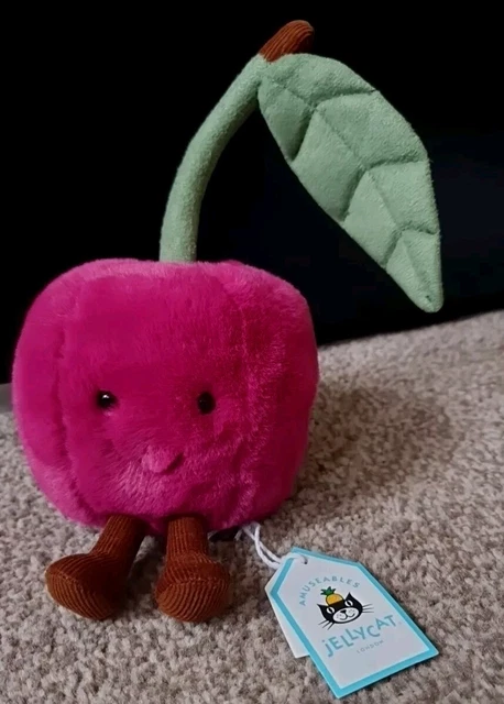 JELLYCAT AMUSEABLES CHERRY Soft Plush Toy New With Tags #Christmas # ...