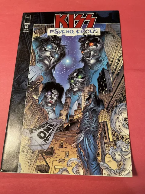 Kiss  Psycho Circus #16  IMAGE Comics 1999 NM- Check out Papas-Comic-Books