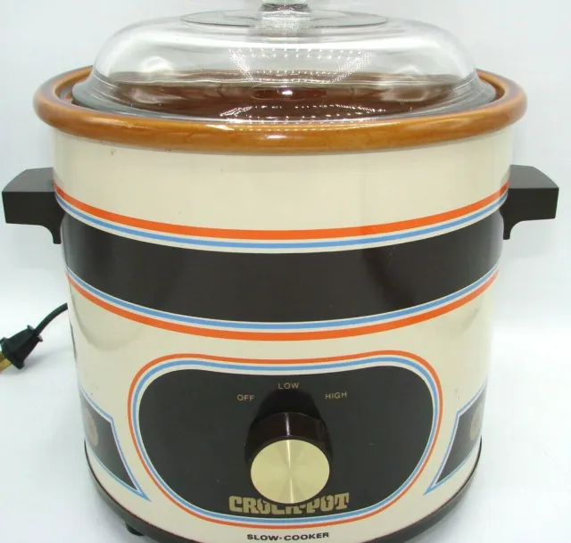 RESERVED - Vintage Rival Crock Pot Slow Cooker Harvest Gold 3 Qt