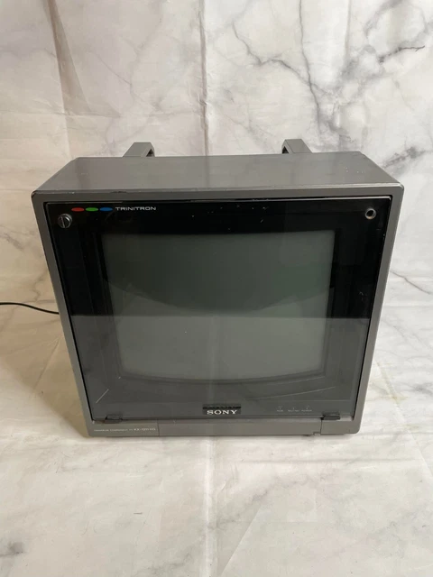 Trinitron Display SONY TRINITRON 12& CRT retro gaming monitor KX-1211HG (1982) - Tested ...