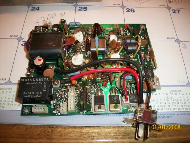 Yaesu Ft-757gx PA unit board,fan and power cord