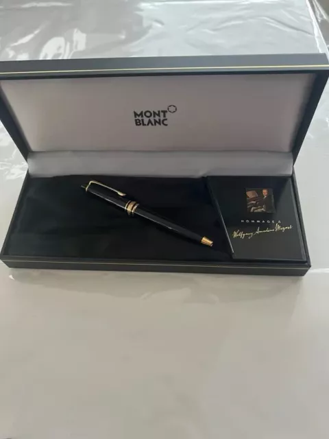 Montblanc Hommage a Mozart Mini  penna a sfera - mai usata conpleta di tutto.