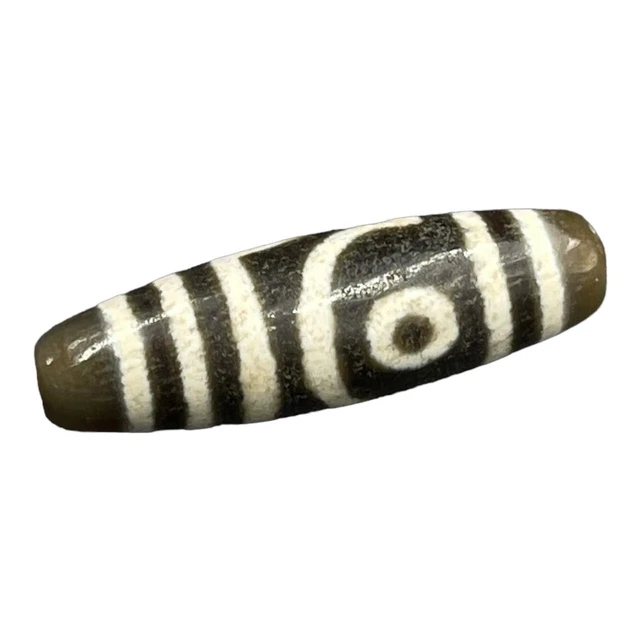Beautiful Ancient Himalayan Indo Tibetan Agate Old Dzi Bead Wearable