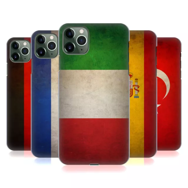 HEAD CASE DESIGNS GRUNGE COUNTRY FLAGS 2 HARD BACK CASE FOR APPLE iPHONE PHONES