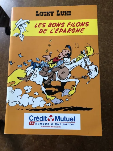 BD PUBLICITAIRE Crédit Mutuel Avec Lucky Luke