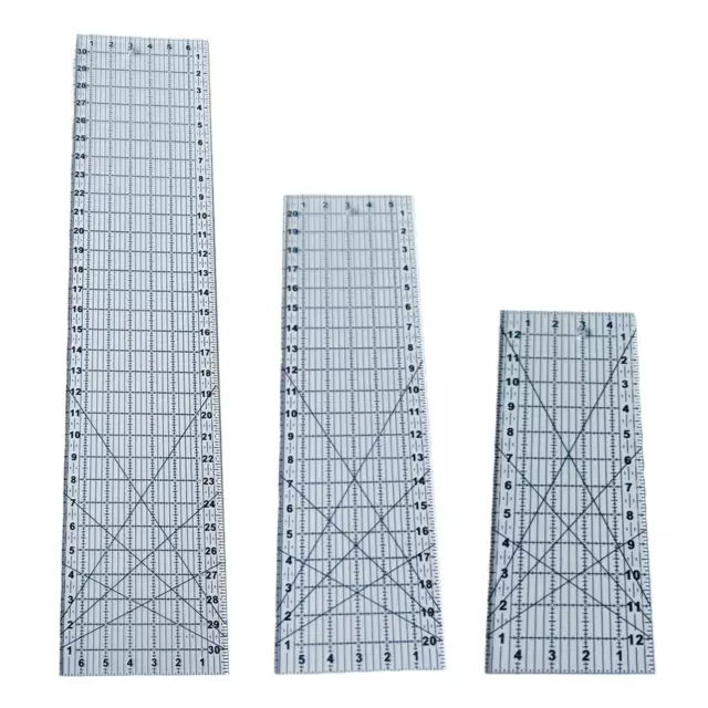 Acrylic Sewing Ruler Easy Patchwork Quilting Right Angle Square DIY Template.