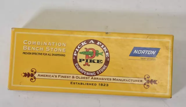 Norton Abrasives Combination Grit Sharpening Stone Silicone 6" x 2" x 1"