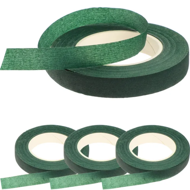 1Roll Artificial Flower Floral Tape Stamen Wrapping Florist Green Tapes  Self-adhesive Bouquet Floral Stem Tape Craft Supplies
