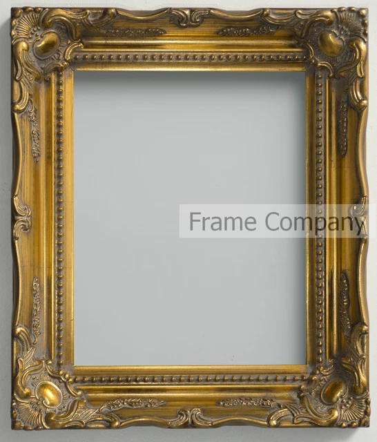 BAROQUE ORNATE PICTURE Frames Langley Range Swept Gilt Vintage Large