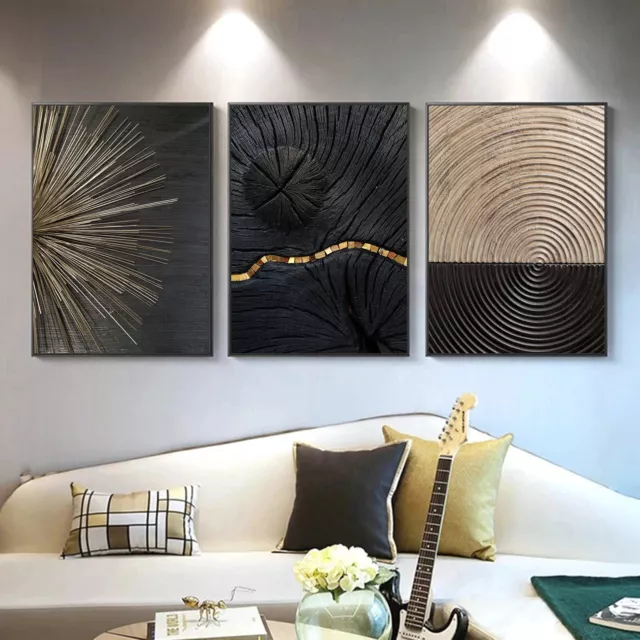 3 Pcs Home Art-Decor Abstract Wall Art Canvas Print Pictures For Living Room New