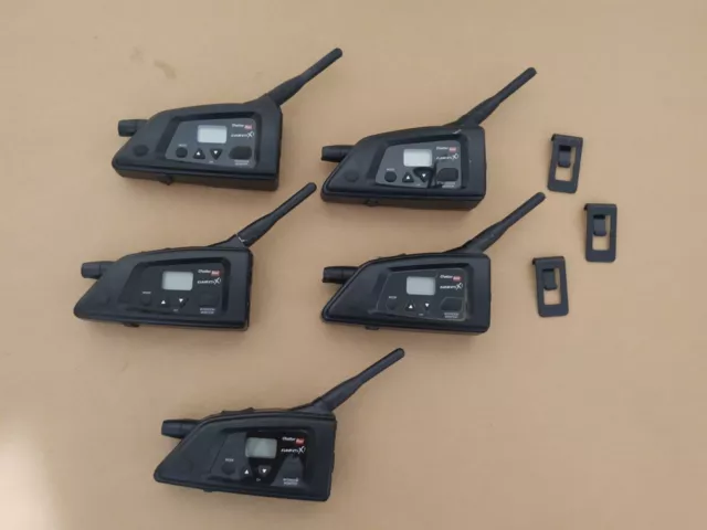 Lot of  5 - Chatterbox GMRS X1 GMRS-X1 - UNTESTED, FOR PARTS, AS-IS - READ