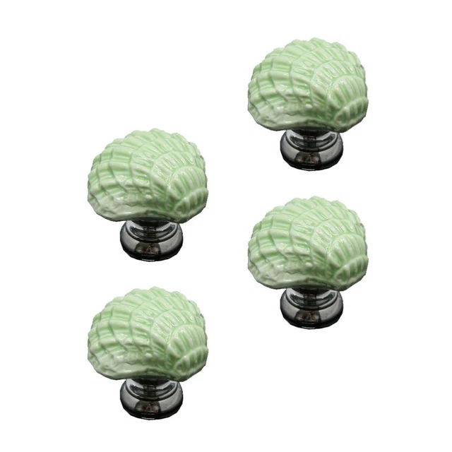4 Pcs Shoe Cabinet Knobs Drawer Knobs Kitchen Door Knobs Shell 7
