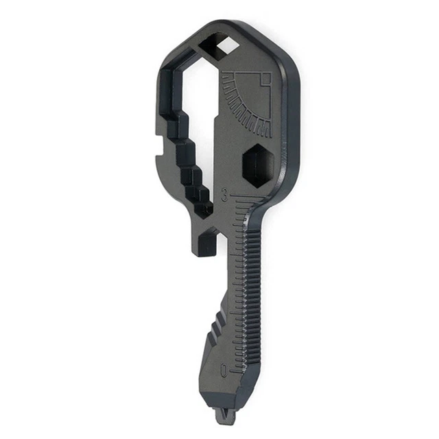 Mini Key 24 in 1 Outdoor Tool Keychain EDC Pocket Camping Survival Portable Hot