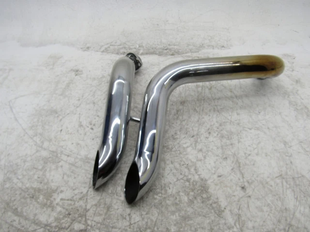 2002 Harley Davidson Softail Heritage Springer Chrome Side Dump Exhaust