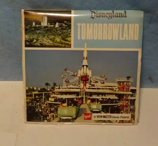 ** Vintage - VIEWMASTER - 3 pc REEL SET - Disneyland TOMORROWLAND - SEALED new