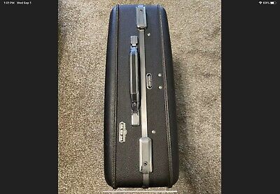Vintage Hard-case American Tourister MGM Suit Case Travel Luggage Blue Large