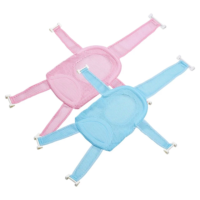 Portable Baby Tub Mat Adjustable Bath Shower Mat Mesh Bag Newborn standard