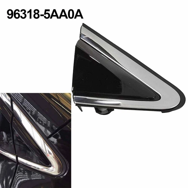 Specchietto Anteriore Destra Mascherini Cromo Angolo Barra Ornamentale per Nissan Murano